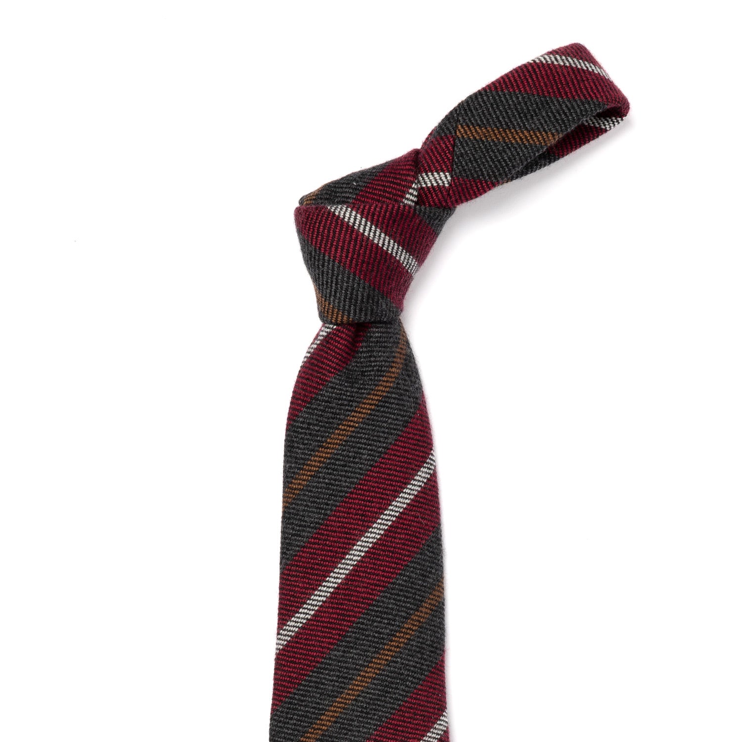 CA Archivio Storico: Tie "Nuovo Reggimento" made of Cashmere & Wool - hand-rolled